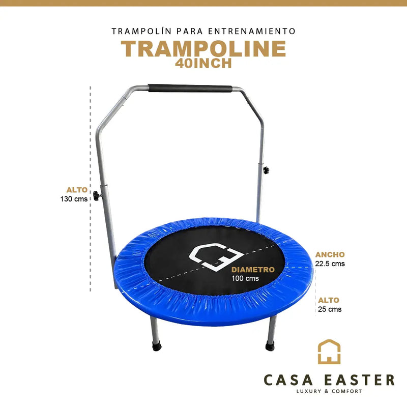 Cargue la imagen en el visor de la galería, Trampolin Portatil Fitness 40inch Para Exterior e Interior -40inch