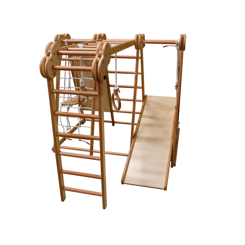 Cargue la imagen en el visor de la galería, Trepadora infantil para interior y exterior de madera SRW04-3-SRW04-3 CasaEaster