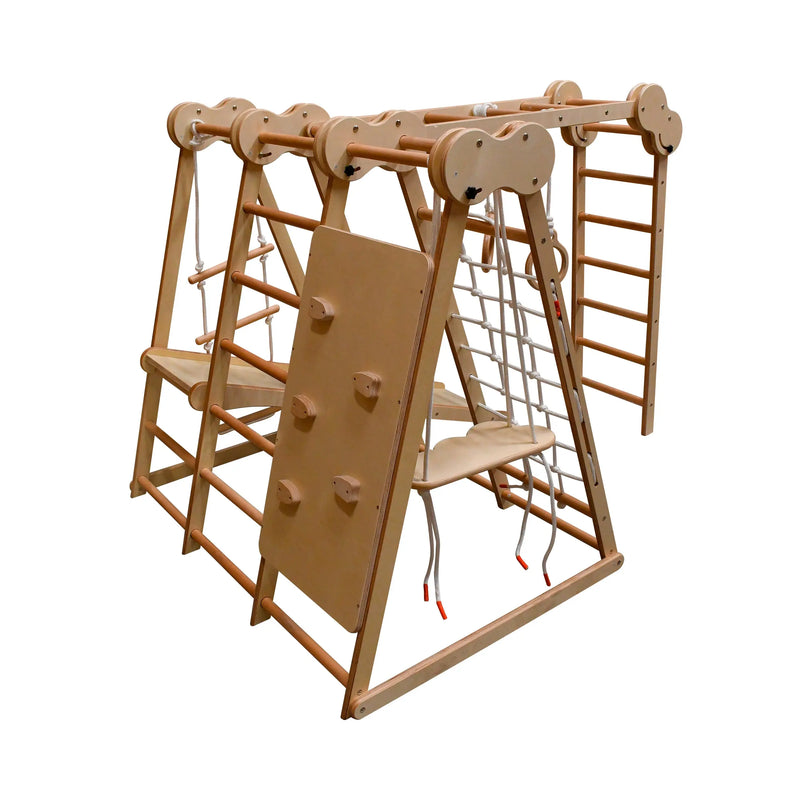 Cargue la imagen en el visor de la galería, Trepadora infantil para interior y exterior de madera SRW04-3-SRW04-3 CasaEaster