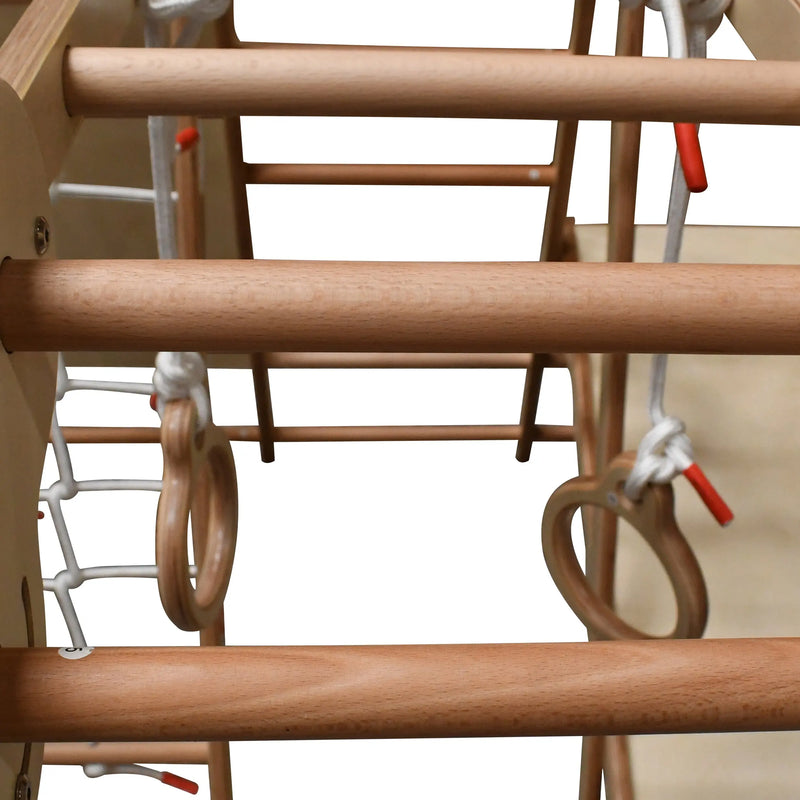 Cargue la imagen en el visor de la galería, Trepadora infantil para interior y exterior de madera SRW04-3-SRW04-3 CasaEaster