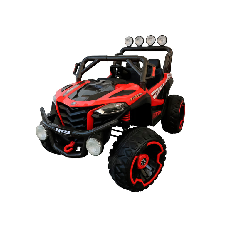 Cargue la imagen en el visor de la galería, Carro eléctrico con control remoto infantil color rojo - UMB819