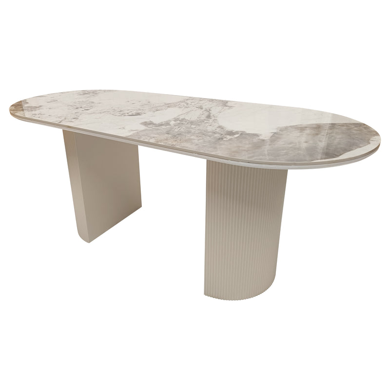 Cargue la imagen en el visor de la galería, Mesa de Comedor 1.8 M color Beige Valise - 410WW-Beige