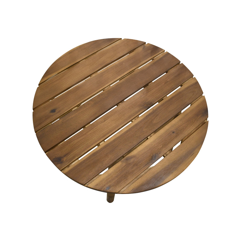 Cargue la imagen en el visor de la galería, Mesa Bistró para Exterior y Interior Circular Madera Acacia VITA D.59cms -Vit
