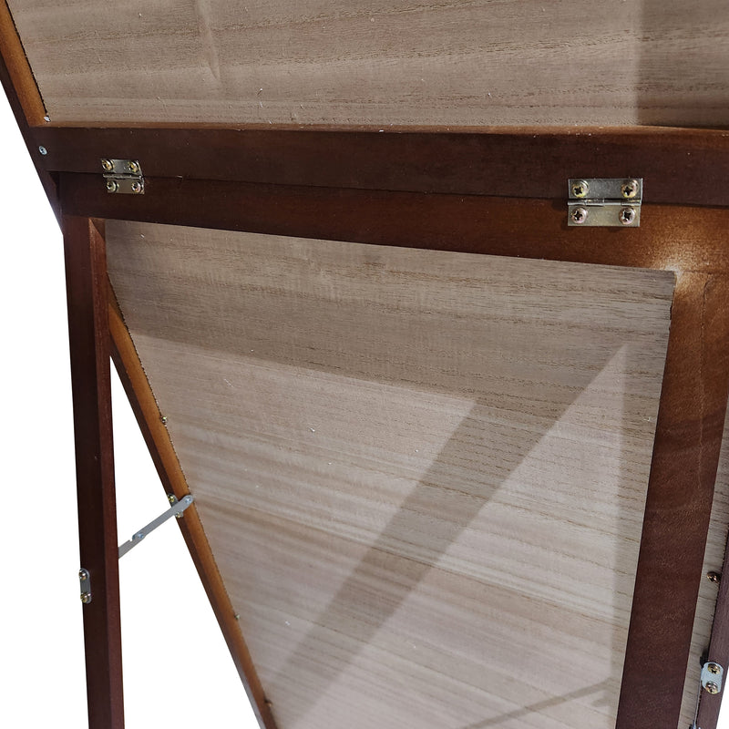 Cargue la imagen en el visor de la galería, Espejo decorativo Vito 50x160 color madera / café - VITO50X160