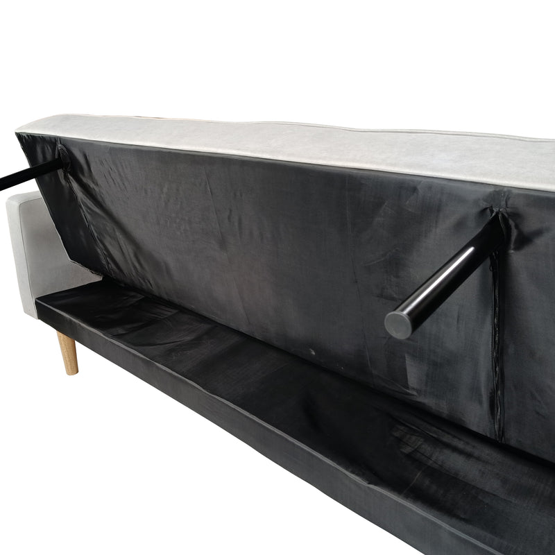 Cargue la imagen en el visor de la galería, Sofá-Cama Vitorio color Gris Claro - TY001-1-LG