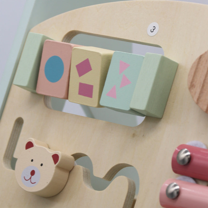 Cargue la imagen en el visor de la galería, Andadera para bebe interactiva de madera - W08J001G-2