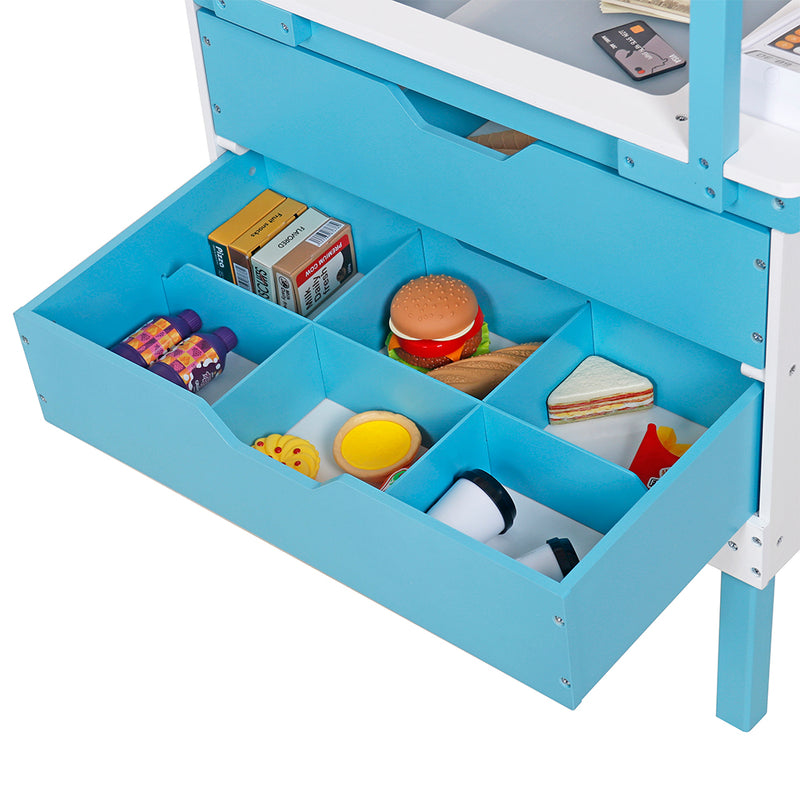 Cargue la imagen en el visor de la galería, Kit infantil Carrito de comida de madera - W10A207