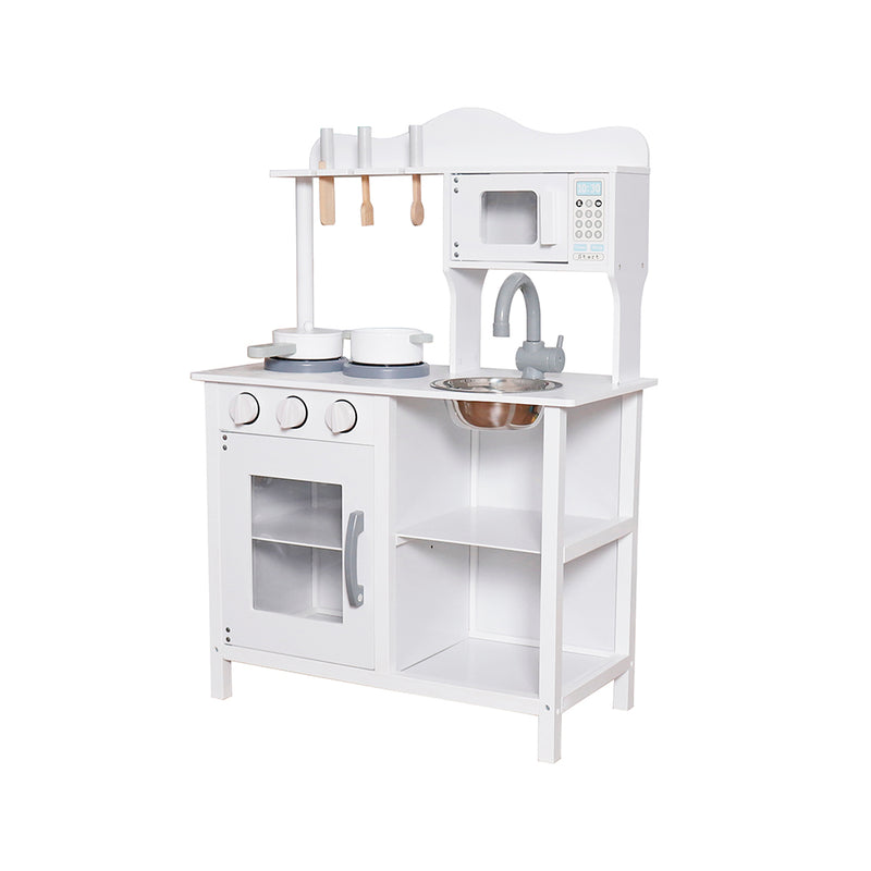 Cargue la imagen en el visor de la galería, Juego de cocina de madera color Blanco - W10C404H