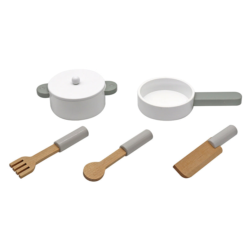 Cargue la imagen en el visor de la galería, Juego de cocina de madera color Blanco - W10C404H