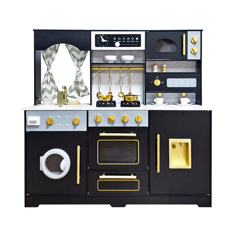 Cargue la imagen en el visor de la galería, Juego de cocina de lujo eléctrica color Negro - W10C909D