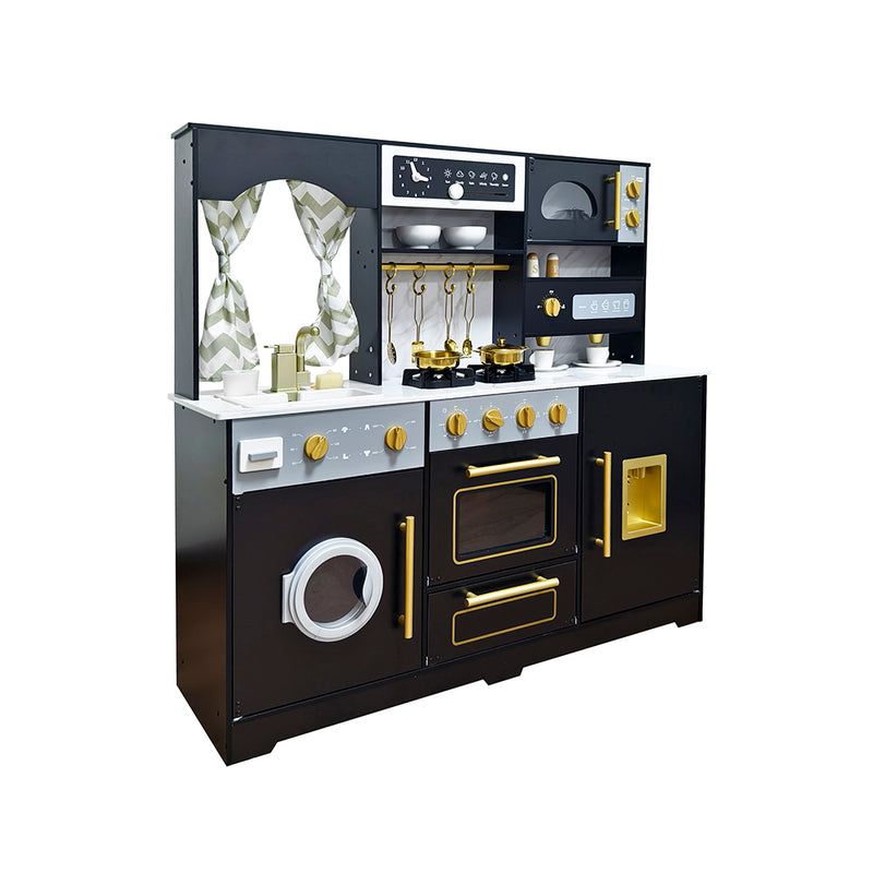 Cargue la imagen en el visor de la galería, Juego de cocina de lujo eléctrica color Negro - W10C909D