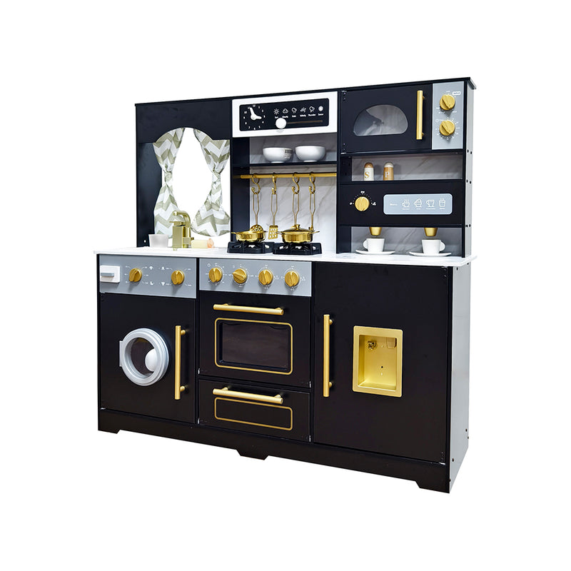 Cargue la imagen en el visor de la galería, Juego de cocina de lujo eléctrica color Negro - W10C909D