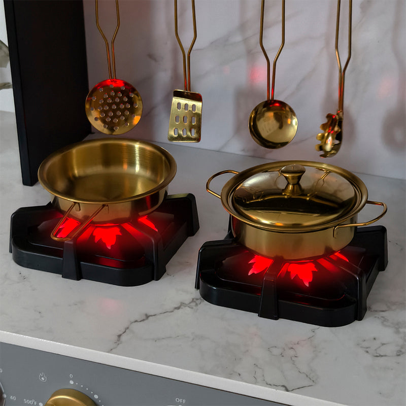 Cargue la imagen en el visor de la galería, Juego de cocina de lujo eléctrica color Negro - W10C909D