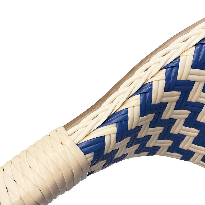 Cargue la imagen en el visor de la galería, Silla de Rattan para Exterior Color Azul&blanco WILLSI-WILLSI 46 - 9401790000