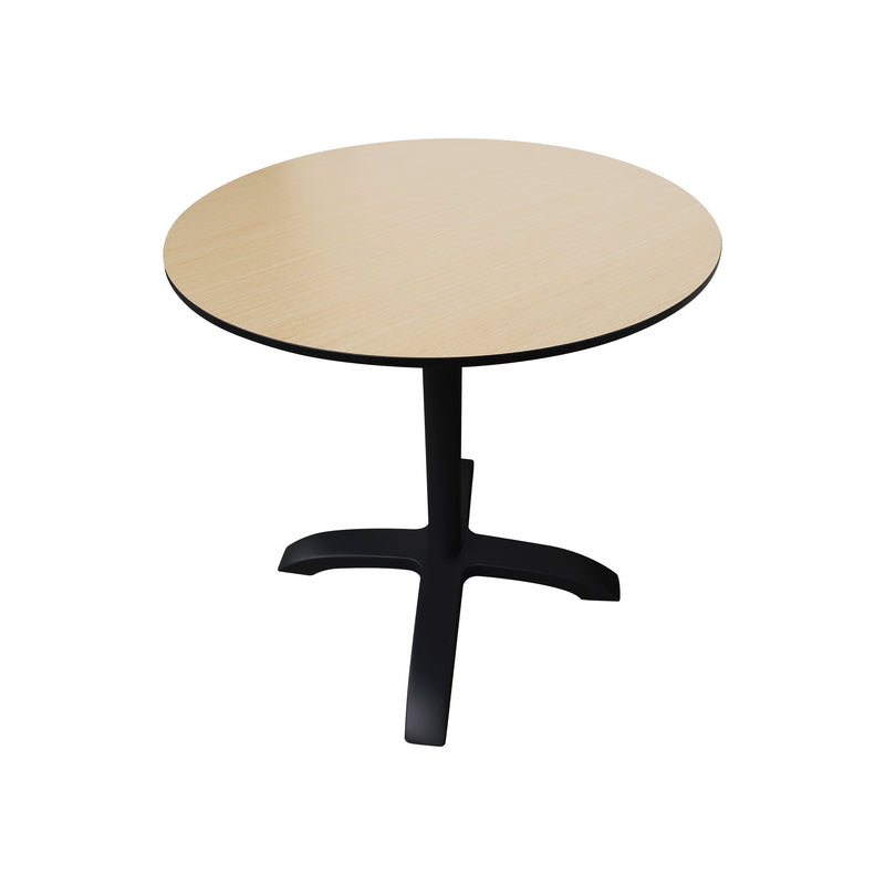 Cargue la imagen en el visor de la galería, Mesa de Comedor Woodic D342 D70 + base tigre negro - WOOD-TIGRE-D2342