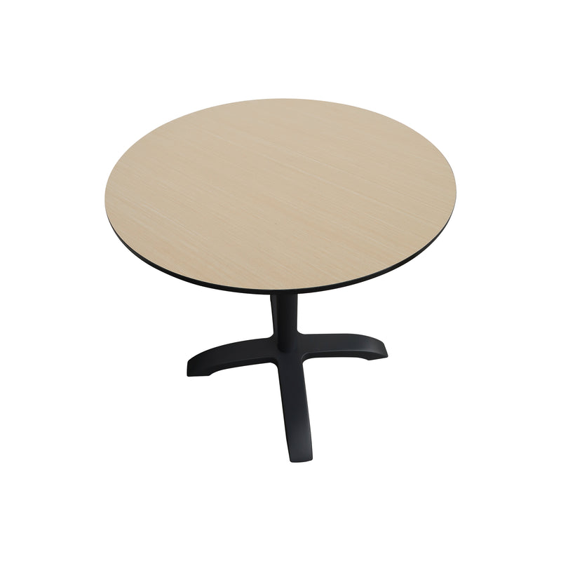 Cargue la imagen en el visor de la galería, Mesa de Comedor Woodic D342 D70 + base tigre negro - WOOD-TIGRE-D2342