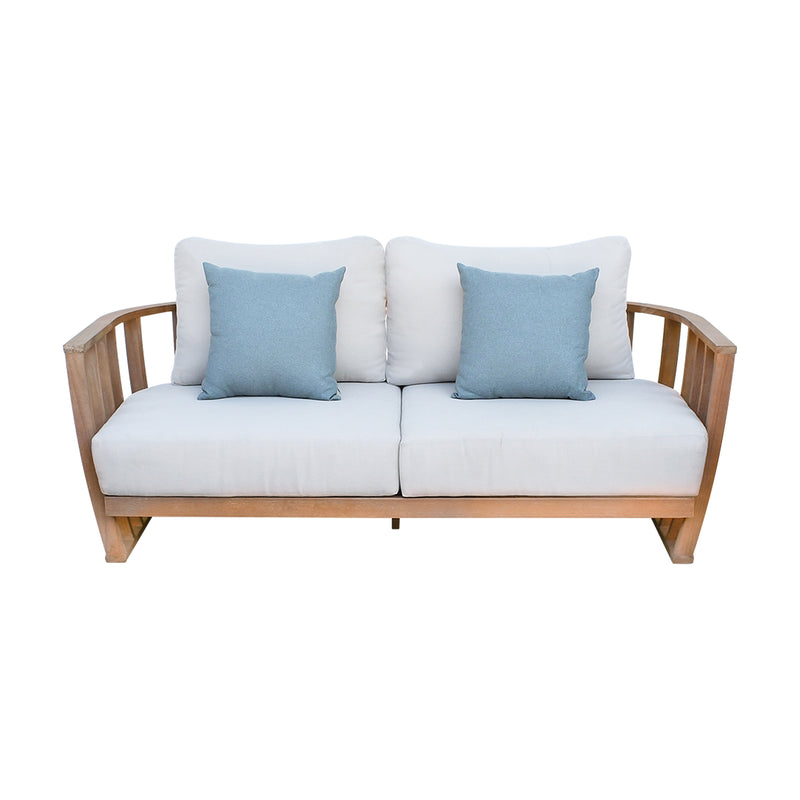 Cargue la imagen en el visor de la galería, Set doble Woodland + mesa de centro Paia 1M color Natural - WOOD-PA