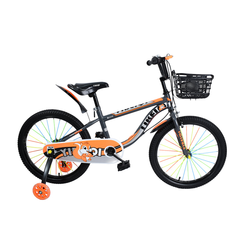 Cargue la imagen en el visor de la galería, Bicicleta infantil XHS de 20" Color Gris con Naranja - 20XHS-GR
