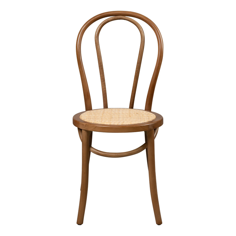 Cargue la imagen en el visor de la galería, Silla de madera para interior XNR335 color Café claro - XNR335CA