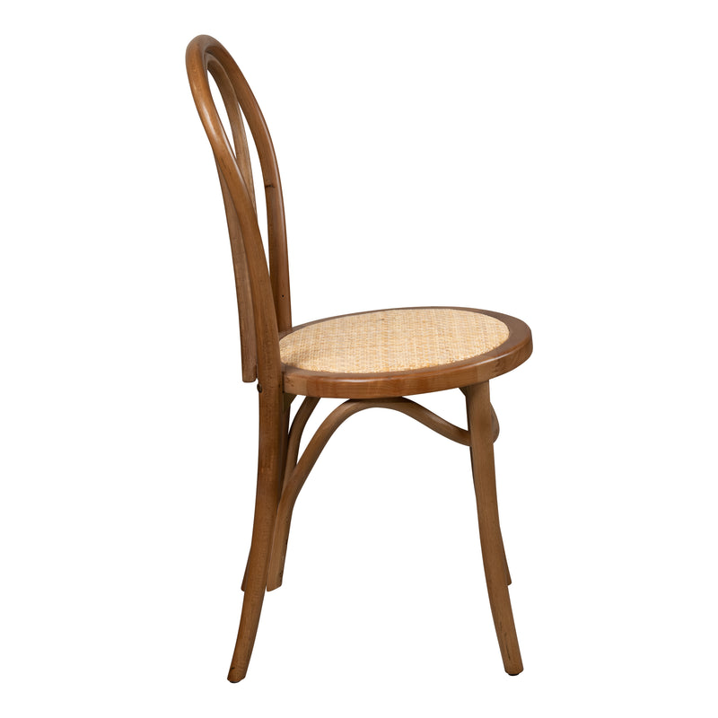 Cargue la imagen en el visor de la galería, Silla de madera para interior XN1933 / XNR335 color Café claro - XN1933