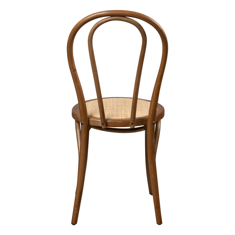 Cargue la imagen en el visor de la galería, Silla de madera para interior XNR335 color Café claro - XNR335CA