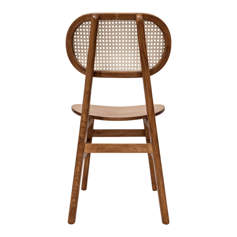 Cargue la imagen en el visor de la galería, Silla de madera para interior XN1967WAL color Walnut - XN1967WAL