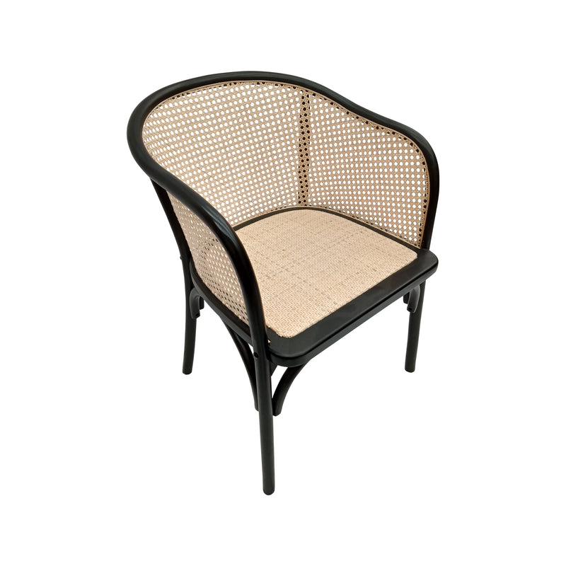 Cargue la imagen en el visor de la galería, Set Bistro XN2201BLK + Mesa BD58B negro con natural