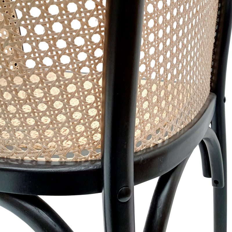 Cargue la imagen en el visor de la galería, Set Bistro XN2201BLK + Mesa BD58B negro con natural