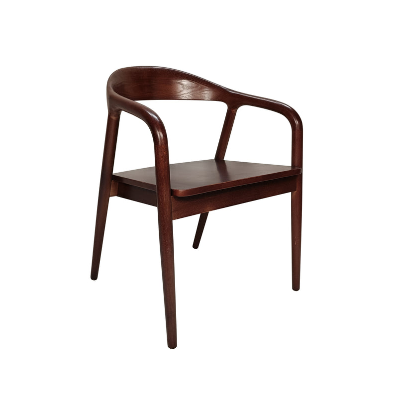 Cargue la imagen en el visor de la galería, Silla de madera para Interior XN2207 color Café - XN2207