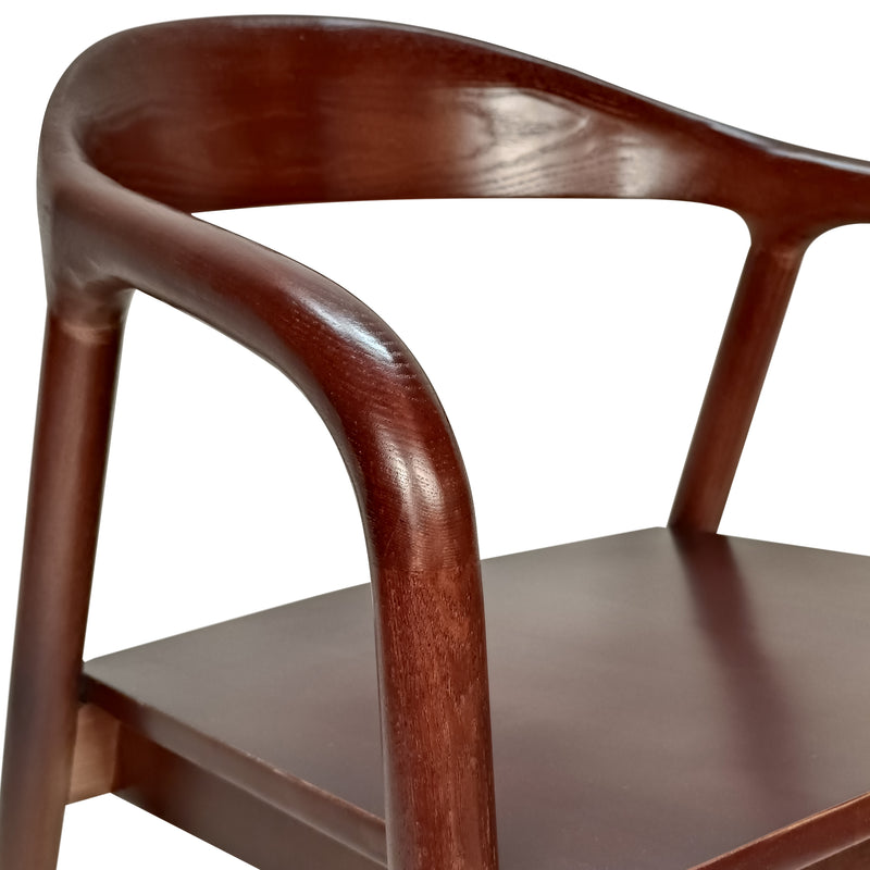 Cargue la imagen en el visor de la galería, Silla de madera para Interior XN2207 color Café - XN2207