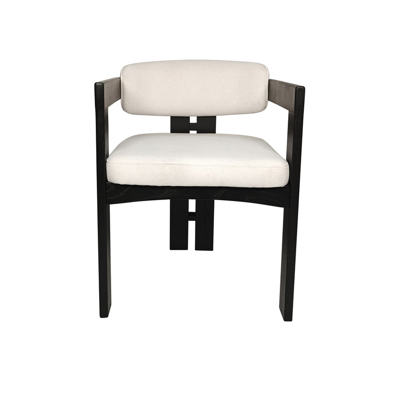 Cargue la imagen en el visor de la galería, Silla de Madera para interior XN23905GREY color negro & y gris claro- XN23905GREY