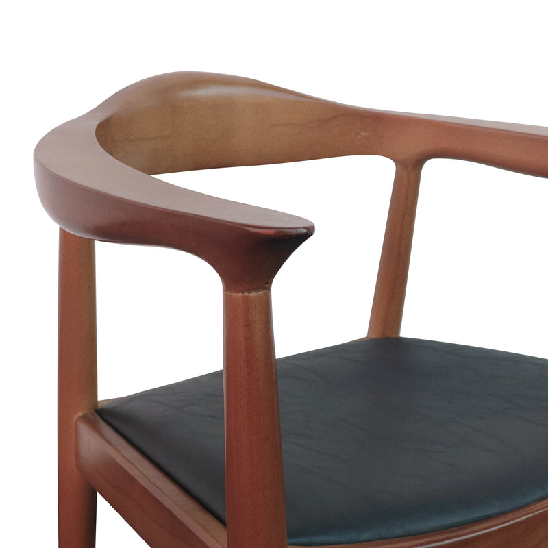 Cargue la imagen en el visor de la galería, Silla de madera para interior XNR313 color natural & negro - XNR313