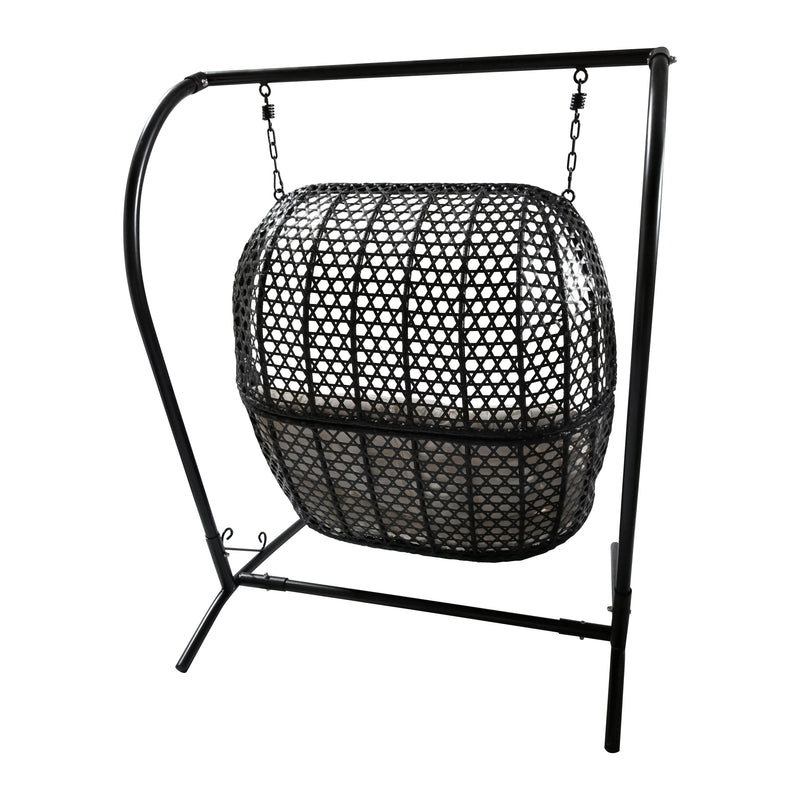 Cargue la imagen en el visor de la galería, Columpio Y9222 Doble Hanging Negro - Y9222