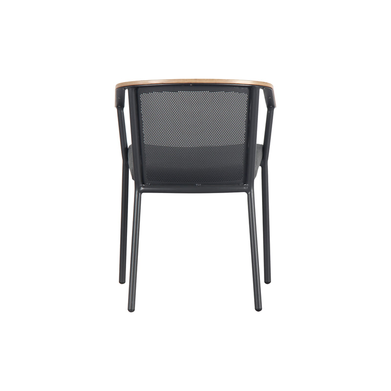 Cargue la imagen en el visor de la galería, Silla Zaid para Interior y Experior Color Gris Oscuro - GLA573510 CasaEaster