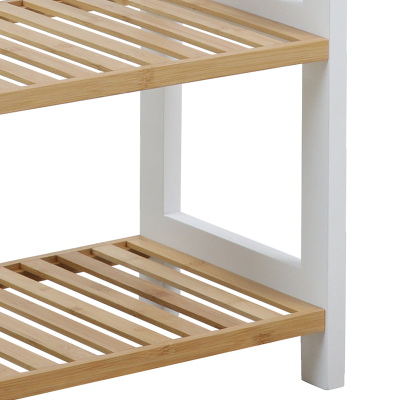 Cargue la imagen en el visor de la galería, Zapatera en 4 niveles de Bambú - 89711A-4B