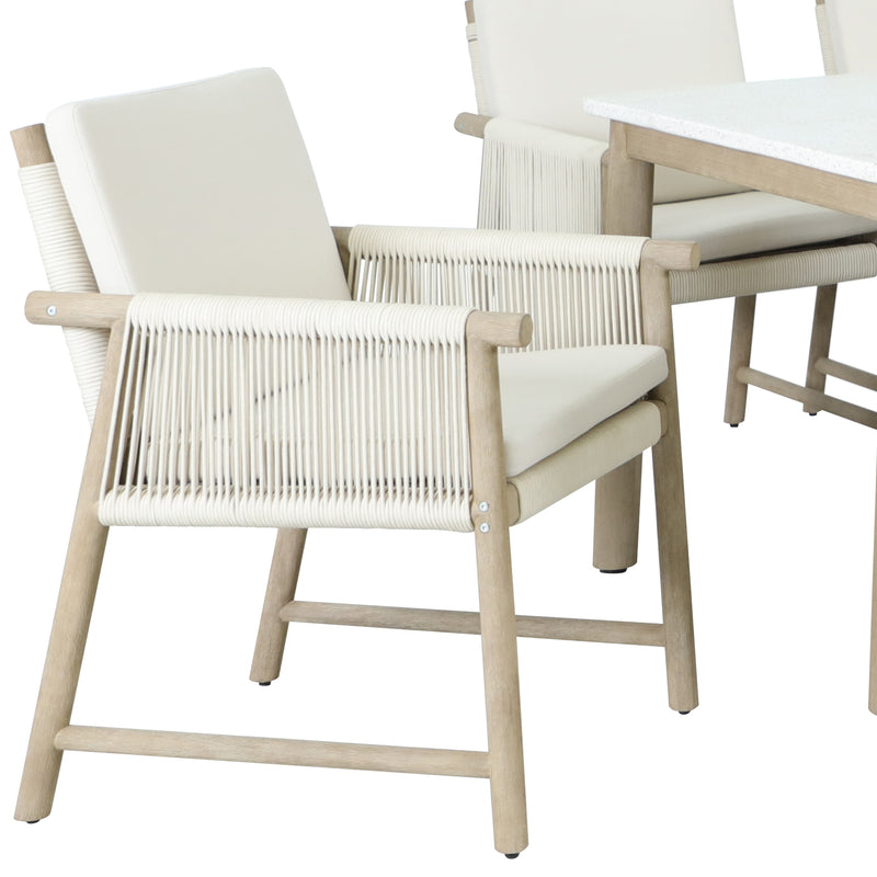 Cargue la imagen en el visor de la galería, Comedor Zulu 2.1M + 8 Sillas Zulu - HUC38523-OCHO