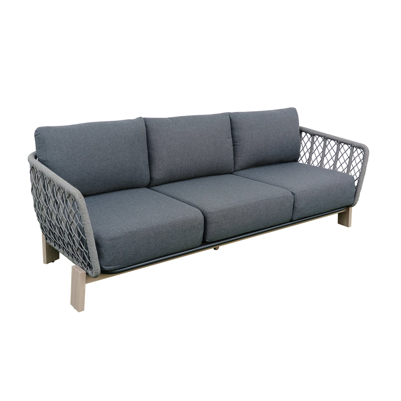 Cargue la imagen en el visor de la galería, Sofá triple Albricci color Carbon - GLA6323223KD