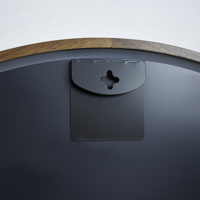 Cargue la imagen en el visor de la galería, Espejo decorativo Atunus color café  Diám. 70 cms - atunus