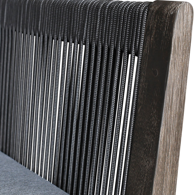 Cargue la imagen en el visor de la galería, Sillón Individual de madea Babylon color Gris - HUC39788