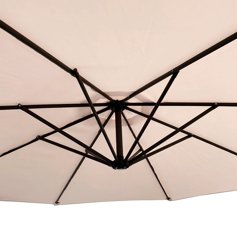 Load image into Gallery viewer, Sombrilla para Exterior Banana color light taupe + base Lioux - BAN1020-23886CW22