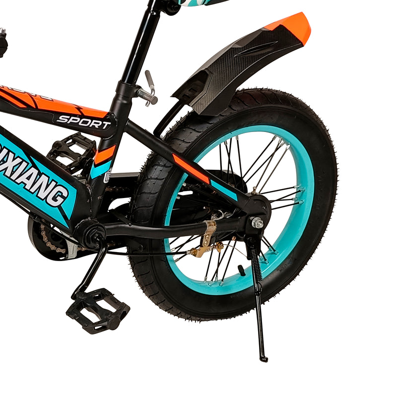 Cargue la imagen en el visor de la galería, Bicicleta Infantil de 16 Pulgadas BWSY002-BLU Color azul aquua - BWSY002-BLU