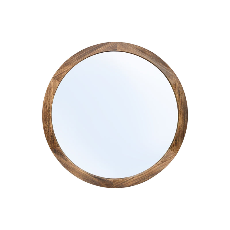 Cargue la imagen en el visor de la galería, Espejo Decorativo Clor color Café Diam. 80 cms - CLOR-CA