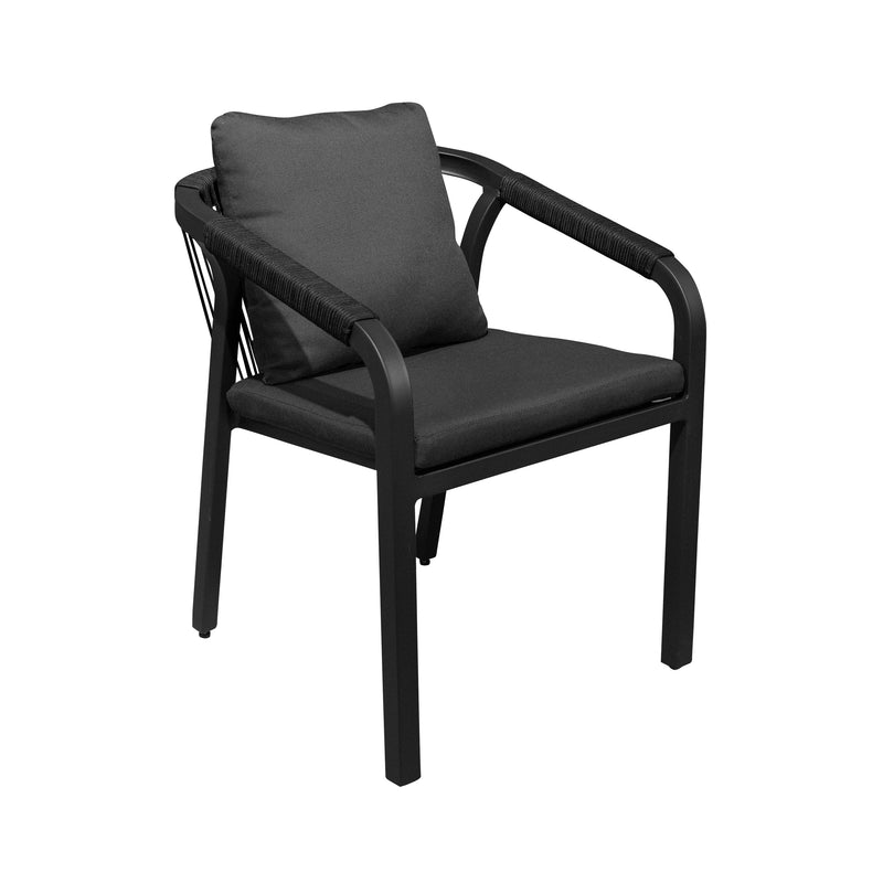 Cargue la imagen en el visor de la galería, Comedor Ancona 1.93 M + 6 sillas Ancona Carbon