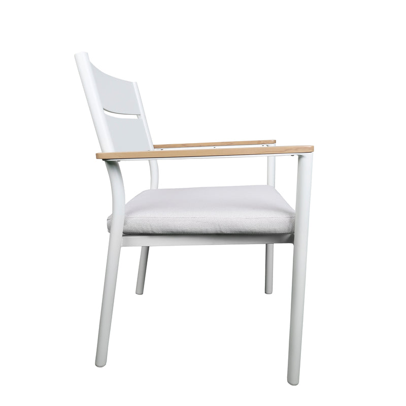 Cargue la imagen en el visor de la galería, Comedor Naturala + 8 silla naturala color blanco - GL3AQ41874312-ZYB