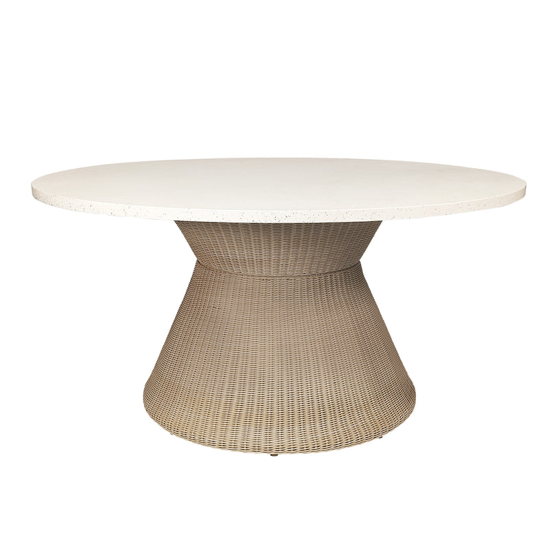 Cargue la imagen en el visor de la galería, Mesa de comedor EVYA Redonda 1.5 M color Blanco - GLAE259174KD-White