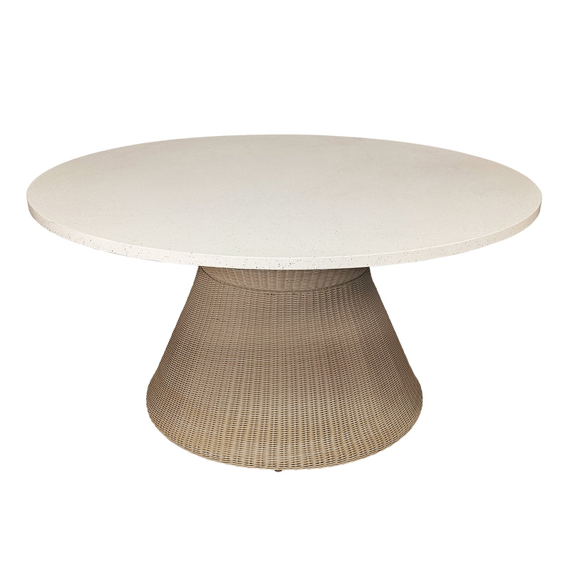 Cargue la imagen en el visor de la galería, Mesa de comedor EVYA Redonda 1.5 M color Blanco - GLAE259174KD-White