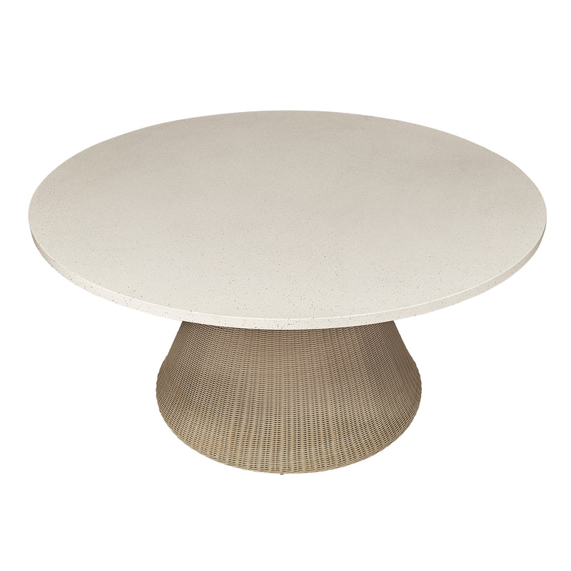 Cargue la imagen en el visor de la galería, Mesa de comedor EVYA Redonda 1.5 M color Blanco - GLAE259174KD-White