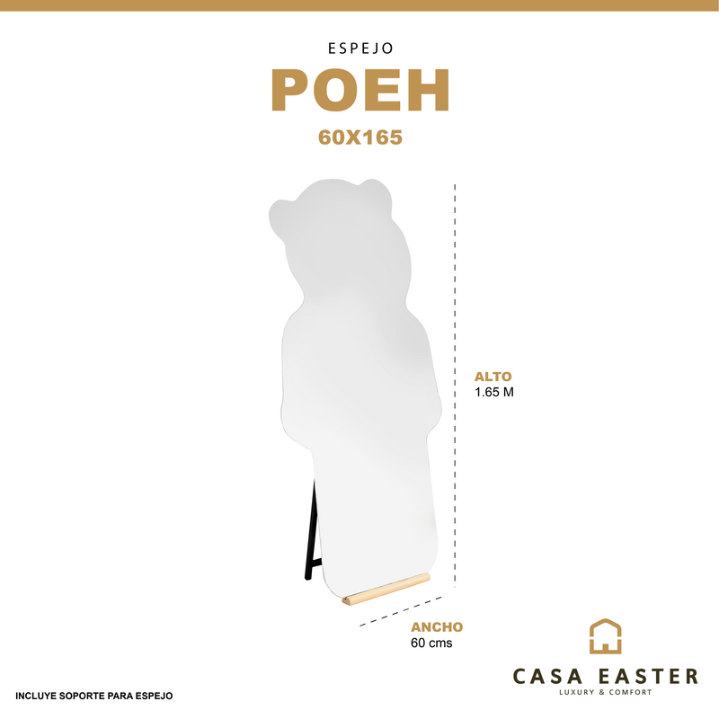 Cargue la imagen en el visor de la galería, Espejo decorativo oso Poeh - PO60X165