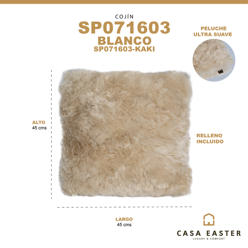 Cargue la imagen en el visor de la galería, Cojin de interior SP071603 color kaki - SP071603-KAKI