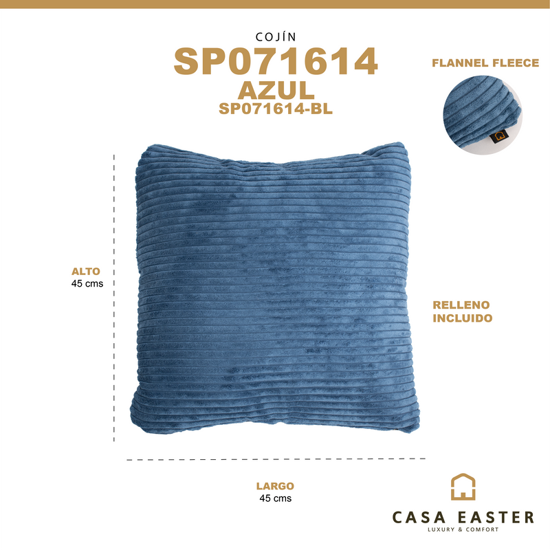 Cargue la imagen en el visor de la galería, Cojin de interior SP071614 color Azul - SP071614-BL